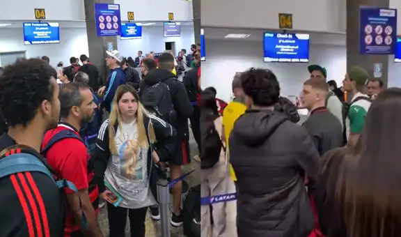 Hinchas brasileños quedaron varados en el aeropuerto del Cusco tras cancelación de vuelos rumbo a Lima