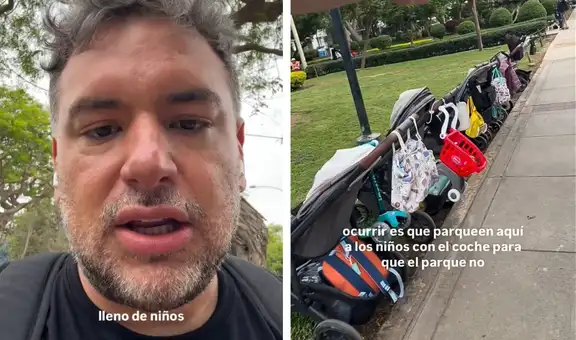 Javier Masías genera polémica por quejarse de niños jugando en el parque y usuarios le responden: "Para eso son los espacios públicos"