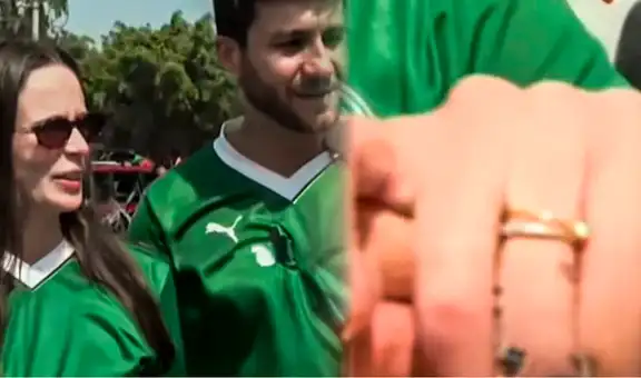 Hincha del Palmeiras sorprende a su pareja tras pedirle matrimonio en la Huacachina durante su estadía en Perú por la final de la Copa Libertadores