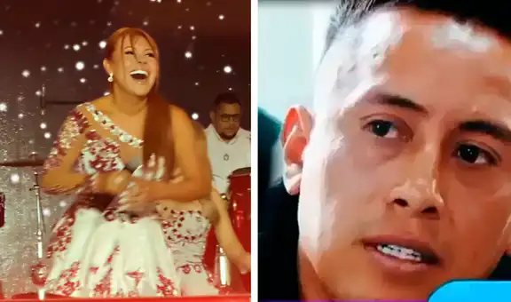 Magaly Medina presume de ser la madrina de La Bella Luz y le saca pica a Christian Cueva: “¿Cómo te quedó el ojo?”