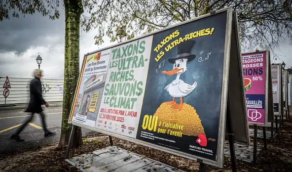 Suiza rechaza impuesto del 50% a las grandes riquezas para luchar contra la crisis climática