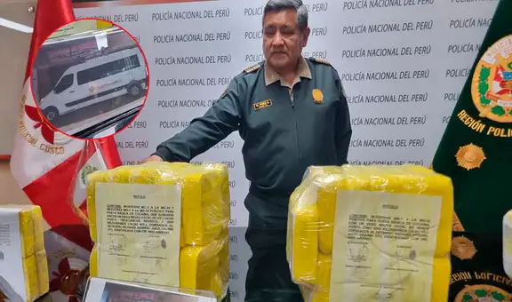 Cusco: Policía interviene miniván con más de 54 kilos de droga que iba de paso hacia Puno