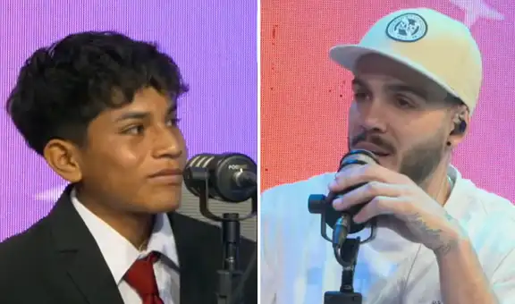 Mario Irivarren conmueve al obsequiar un iPhone a joven narrador de la Copa Libertadores: “Te lo mereces”