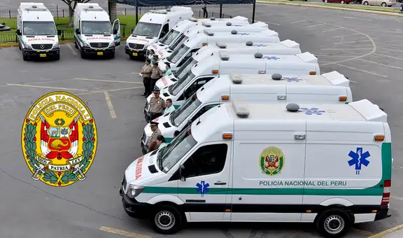 Ambulancias adquiridas en 2024 por más de S/4,6 millones para la PNP están abandonadas y estacionadas en el Hospital de la Policía