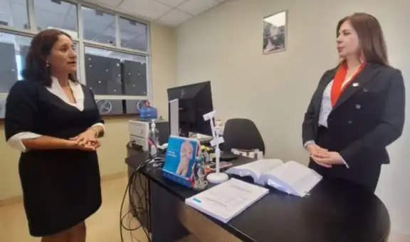 Presidenta de la Corte realiza visita de supervisión en la sede de Chepén