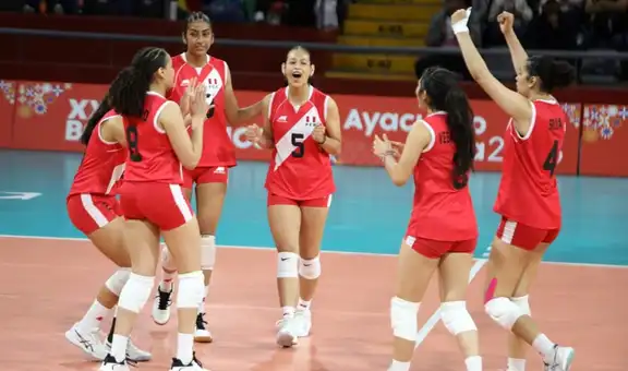 Perú venció a Colombia y clasificó a la final del vóley femenino en los Juegos Bolivarianos 2025