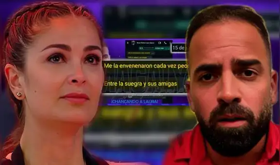 Muestran chat donde Brian Rullán culpa a su exsuegra de 'envenenar' a Laura Spoya tras finalizar su relación: "Está mal aconsejada"
