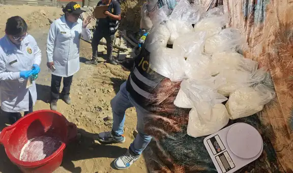 Arequipa: Policía desmantela laboratorio de PBC oculto en un predio rústico