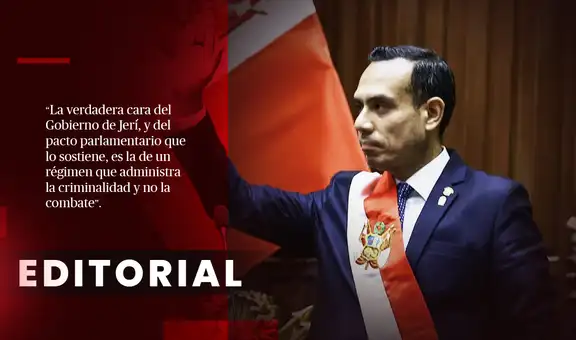 La verdadera cara del gobierno de Jerí