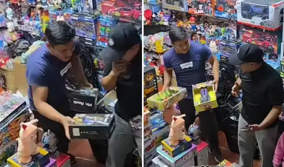 Emprendedor peruano se emociona y dona decenas de juguetes por Navidad: "Quien ayuda, Dios le multiplica"