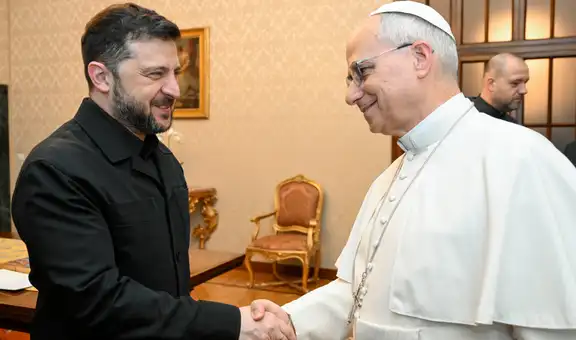Zelenski se reunió con el papa León XIV en el marco de las negociaciones con EE. UU. por el plan de paz Rusia-Ucrania