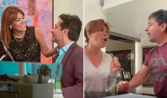 Magaly Medina celebra su aniversario con su esposo Alfredo Zambrano cantando por primera vez: "Más suerte es quererte tanto"