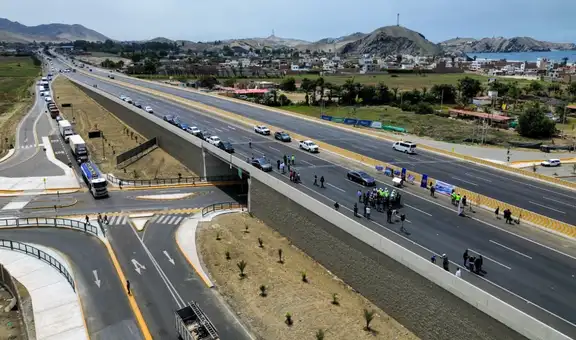 MTC habilita obra vial de S/ 39 millones para agilizar el tránsito entre Mala y Bujama en la Panamericana Sur