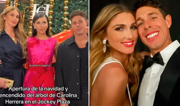 Hugo García tiene curiosa reacción al reencontrarse con su ex Alessia Rovegno en evento de Carolina Herrera