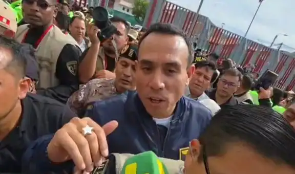 José Jerí: desorden y empujones marcan el primer día de actividades del presidente en Cusco