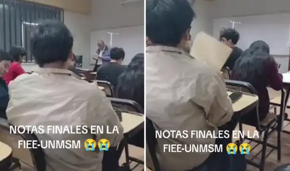 Profesor de la UNMSM revela notas finales de sus alumnos y redes se sorprenden al ver que todo el salón jaló: "Verano con fe"