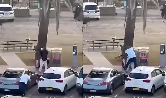 Así fue el preciso momento en que hombre logró desarmar a uno de los tiradores del ataque terrorista en Australia