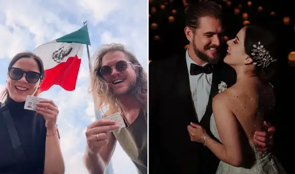 Karina Jordan y su esposo Diego Seyfarth celebran haber obtenido la residencia mexicana: "Luego de 4 años de interminables papeleos"