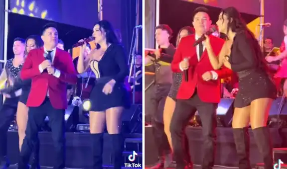Leonard León sorprende tras compartir escenario con Pamela Franco en San Martín de Porres: " En la música todo se puede"