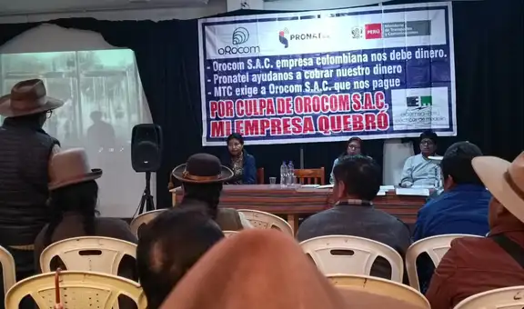 Aymaras desmontarán antenas si empresa Orocom no instala internet ni paga a sus proveedores en Puno