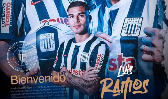 Alianza Lima tiene nuevo goleador: Luis Ramos es el segundo fichaje de los blanquiazules para el 2026