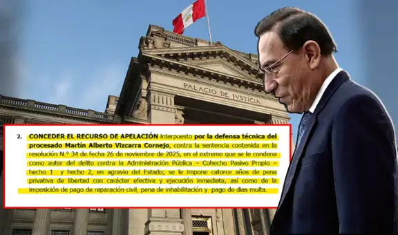 Martín Vizcarra: PJ admite recurso de apelación para anular condena de 14 años por casos Lomas de Ilo y Hospital de Moquegua