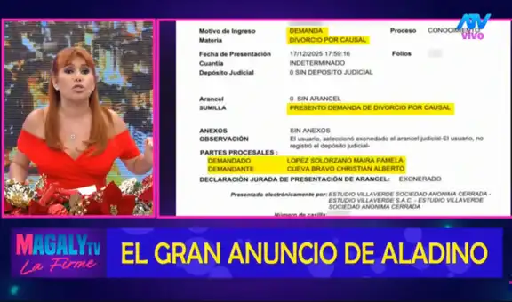 Christian Cueva presenta demanda de divorcio contra Pamela López, pero Magaly Medina reacciona: “Pamela Franco debería estar bien decepcionada”