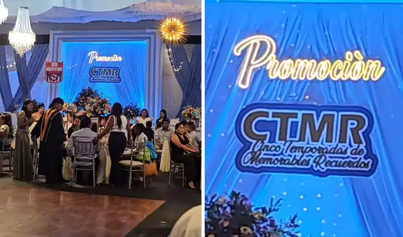 Promoción escolar se vuelve viral por su nombre 'CTMR': “Cinco temporadas de memorables recuerdos”