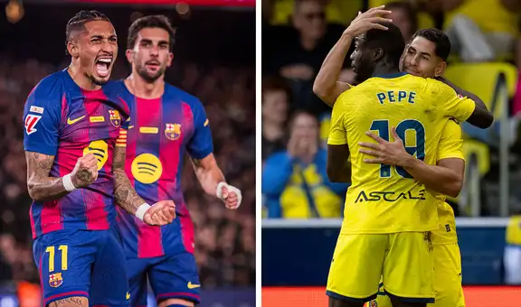 ¿A qué hora juega Barcelona vs Villarreal EN VIVO HOY por LaLiga 2025-26? Alineaciones confirmadas