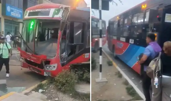 Dos buses de la empresa 'El Rápido' provocan grave accidente por ir a excesiva velocidad en Comas: 10 personas resultaron heridas