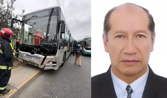 Chofer del Metropolitano fallece de un paro cardíaco dentro de bus en av. Escuela Militar en Chorrillos