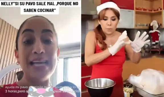 Nelly Rossinelli enfurece contra usuarios que la compararon con Magaly por receta de pavo navideño: "Que no sepan cocinar, no es mi culpa"