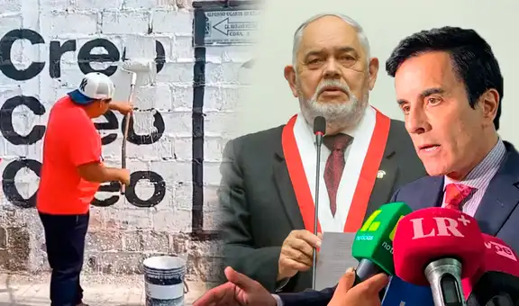 Ciudadanos de Tacna borran pintas de Si Creo tras anuncio de candidatura de Jorge Montoya: “No más a los terruqueadores”