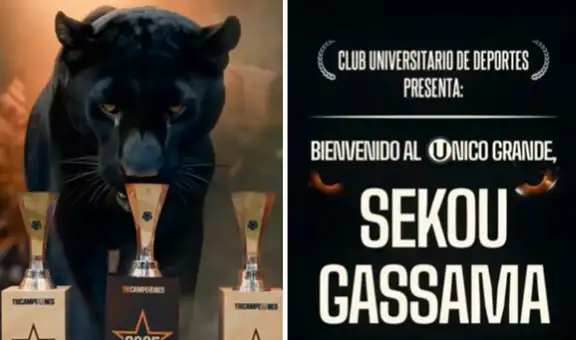 Universitario confirmó el fichaje de Sekou Gassama, delantero hispano-senegalés: "Listo para dejar huella"