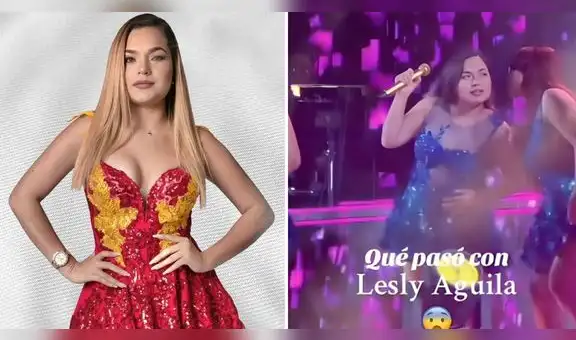 Lesly Águila sufre imprevisto durante concierto de Corazón Serrano y fans la respaldan: “A ella le perdonamos todo”