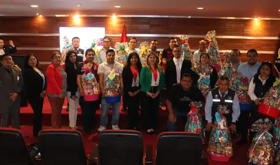 Corte de La Libertad realizó sorteo de canastas navideñas en reconocimiento a trabajadores CAS