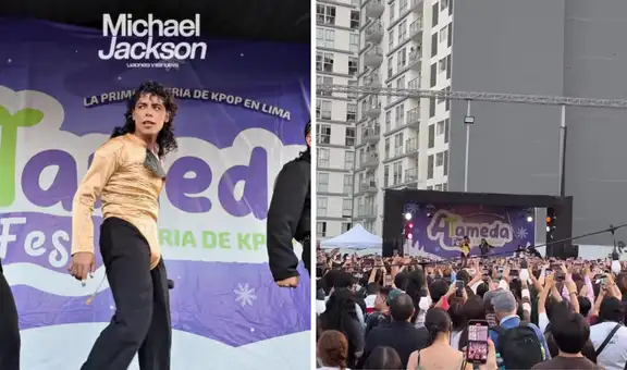 Concierto gratuito de Gabriela Villanueva, imitadora de Michael Jackson de 'Yo soy', terminó en desorden y largas filas