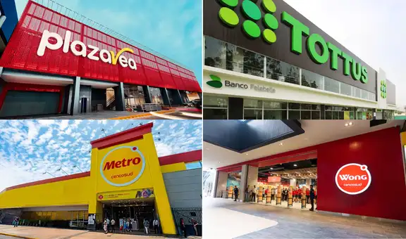Estos son los horarios especiales del 31 de diciembre y 1 enero en Metro, Wong, Tottus, Plaza Vea y más supermercados del Perú