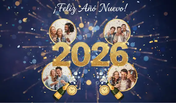 Frases con imágenes para felicitar por Año Nuevo 2026: para compartir con familia y amigos por WhatsApp e Instagram