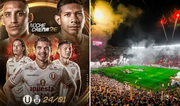 Universitario se alista para la ‘Noche Crema’ y lanza mensaje a su hinchada: “Nuestra fiesta será Monumental”