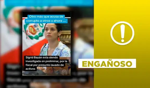 Sigrid Bazán no enfrenta nueva investigación preliminar fiscal por presunto lavado de activos: el caso se abrió en 2023 y ya fue archivado