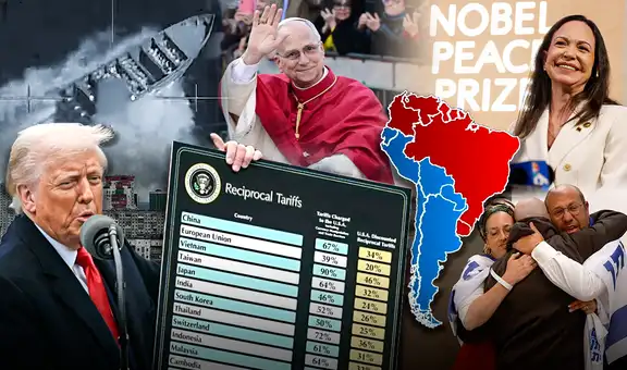 Desde el alto el fuego en Gaza hasta los ataques a 'narcolanchas' cerca de Venezuela: las 10 noticias que marcaron el mundo en 2025