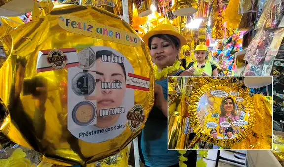 Chiclayo: piñatas de Dina Boluarte, Cueva y Pamela Franco son las más solicitadas para festejar el Año Nuevo