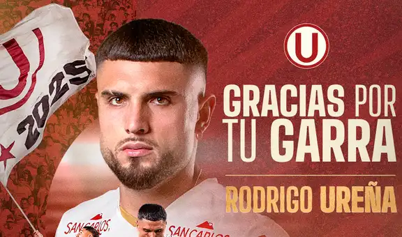 Rodrigo Ureña firmó su rescisión de contrato con Universitario y ya tiene fecha de llegada a Colombia para unirse a Millonarios