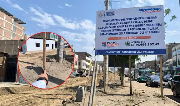Extorsionadores dejan explosivo en obra de vías en Trujillo