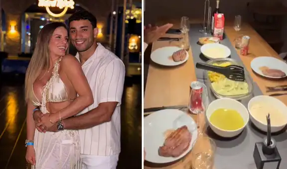 Alejandra Baigorria y Said Palao muestran su humilde cena de fin de año tras revelar lo caro que es Suiza