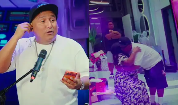 Jorge Luna sorprende en su show al revelar que le regaló una casa a su madre por Navidad: "Gracias por todo, mami"