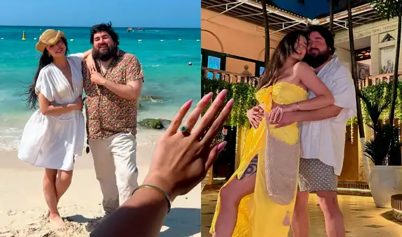 Streamer Cinesmero le habría pedido matrimonio a su novia durante sus vacaciones en Colombia y ella presume el anillo: “Dijo que sí”