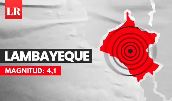 Temblor en Chiclayo: sismo de magnitud 4,1 se sintió esta tarde en Lambayeque, según el IGP