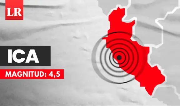 Temblor en Ica: sismo de magnitud 4,5 se sintió esta tarde, según IGP